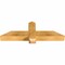 Ekena Millwork Eugene Rough Sawn Timber Gable Bracket, Western Red Cedar, 36"W x 12"H x 4"D x 4"F, 8/12 Pitch GBW036X12X0404EUG00RWR - alternate 3